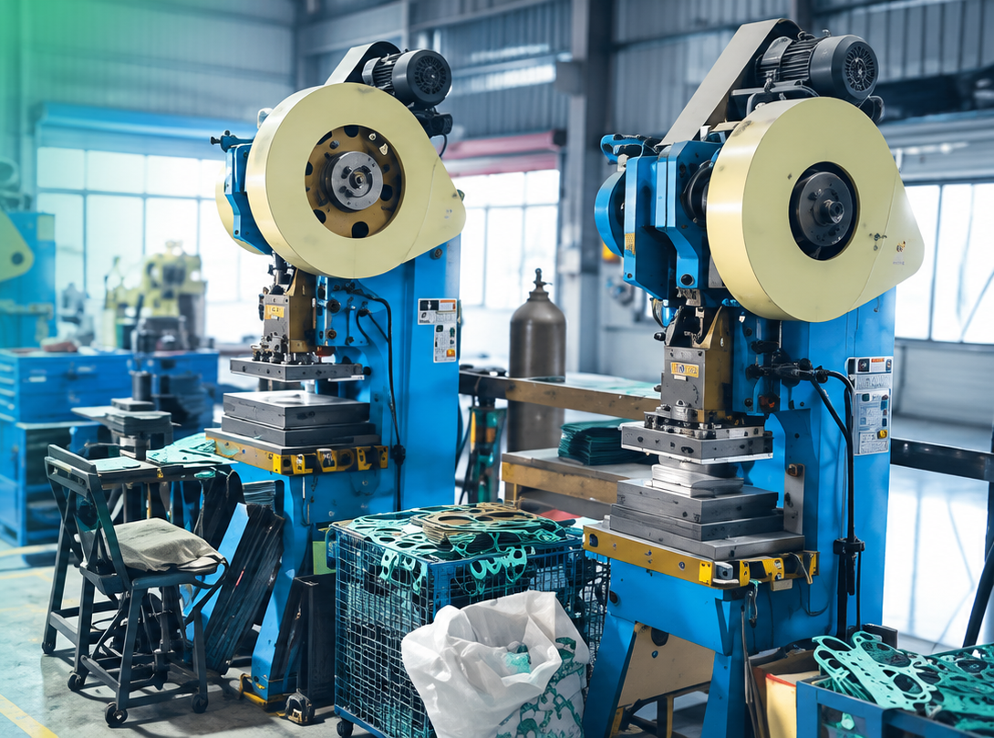 Power presses on the shop floor